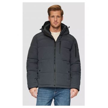 Geaca matlasata barbati cu gluga - croiala Regulr fit - Visiniu