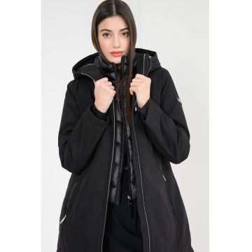 Geaca parka cu insertii matlasate