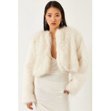 Haina crop din blana artificiala Lucci