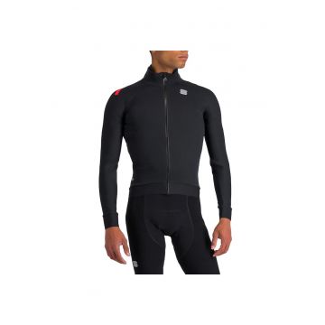 Jacheta ciclism barbati  Fiandre Pro - impermeabila - respirabila - negru