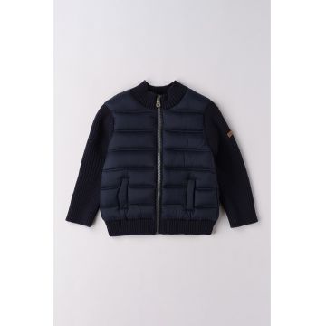 Jacheta cu fermoar si buzunare laterale