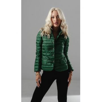 Jacheta femei  puf verde 36