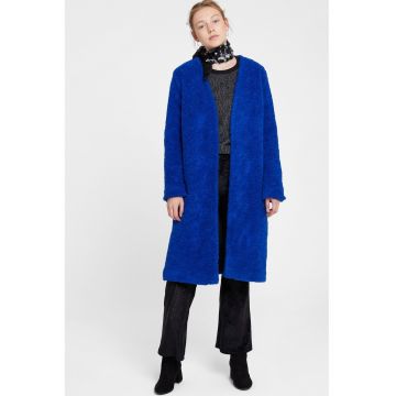 Palton din amestec de lana - fara inchidere