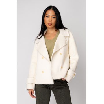 Palton scurt din mix din Lana 18607