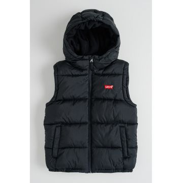 Vesta cu gluga si fermoar