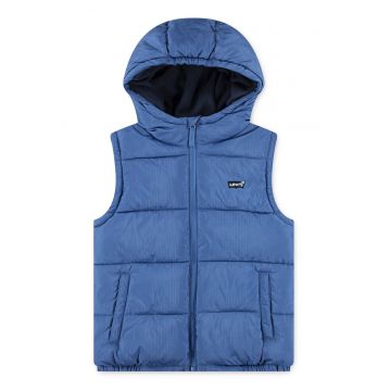 Vesta cu gluga si fermoar