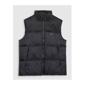 Vesta matlasată bărbați  poliester - negru - impermeabilă - izolație sintetică - mărime L