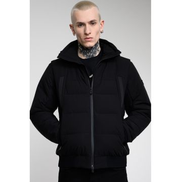 Geaca cu fermoar si gluga