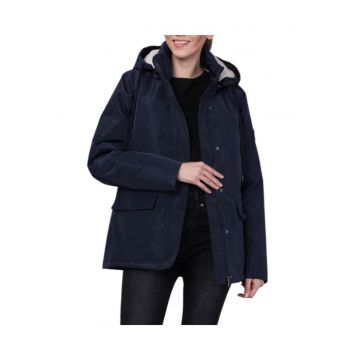 Geaca de iarna dama  poliester - bleumarin -