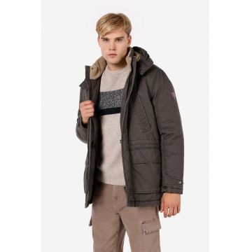 Geaca din bumbac cu gluga