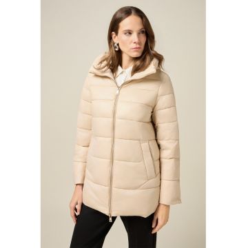 Geaca reversibila cu slituri laterale cu fermoar