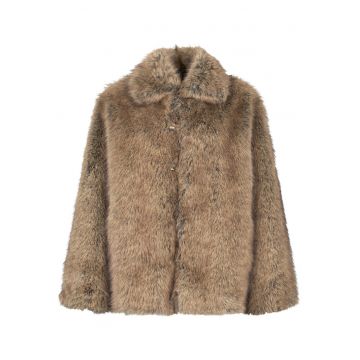 Haina scurta din blana sintetica