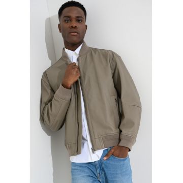 Jacheta bomber din piele Jobrice