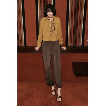 Jacheta din piele cu buzunare