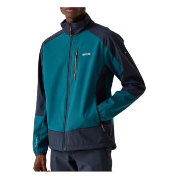 Jacheta softshell cu guler inalt