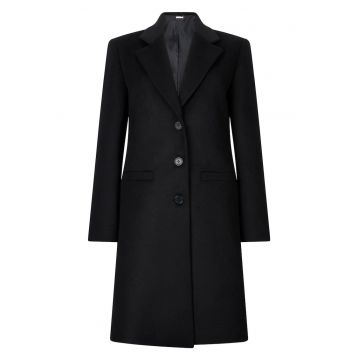 Trenci regular-fit din amestec de lana