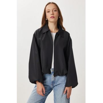 Geaca bomber - Happiness Istanbul - textil - negru