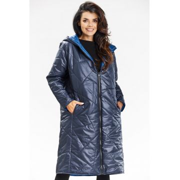 Geaca dama A685 -  Poliester - Bleumarin