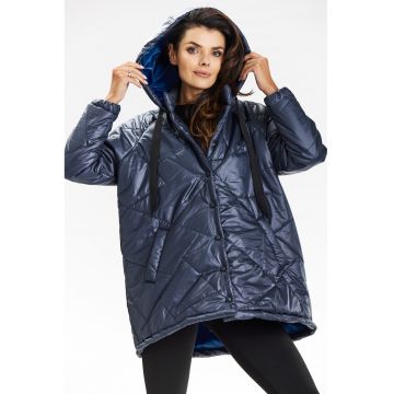 Geaca dama A687 -  Poliester - Bleumarin