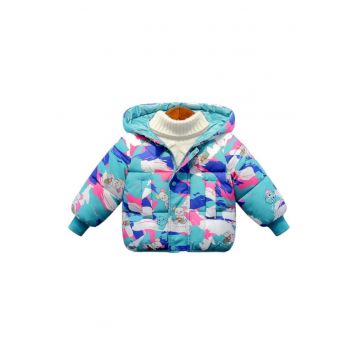 Geaca din fas  Model AL 20767 Duck - Fete - Multicolor