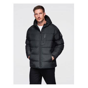 Geaca matlasata izolata cu maneci raglan  OM-JAHP-0302