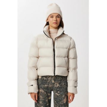 Geaca scurta puffer dama - Happiness Istanbul - alb - textil -