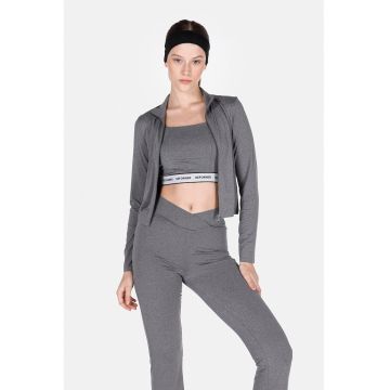 Jacheta crop slim fit