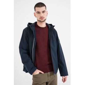 Jacheta cu gluga si buzunare laterale