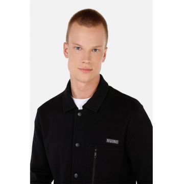 Jacheta din denim cu maneci lungi