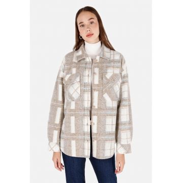 Jacheta regular fit in carouri