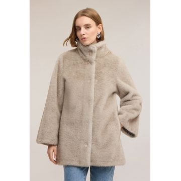 Palton regular-fit cu nasturi