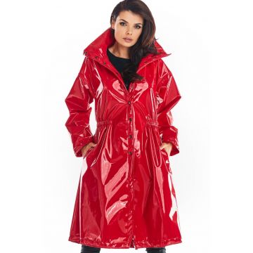 Trenci dama -  Poliester - Rosu