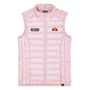 Vesta matlasata  Baria - poliester - fara gluga - cu fermoar - roz