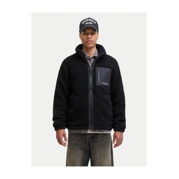 Geaca barbati  neagra - din material polar