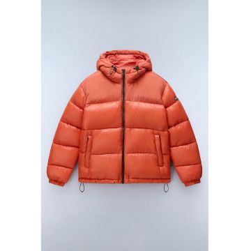 Geaca cu vatelina si gluga Hornelen - Portocaliu