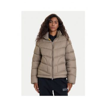 Geaca de iarna dama  gri - material rezistent