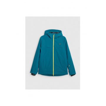 Geaca de schi barbati  NeoDry 8000 - Poliester - albastru/verde - cu gluga