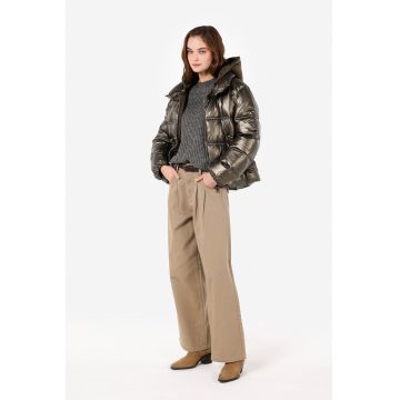 Geaca din nailon cu vatelina - Kaki