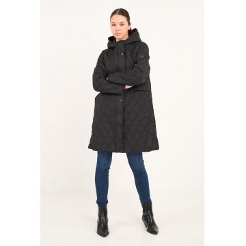 Geaca matlasata - Negru