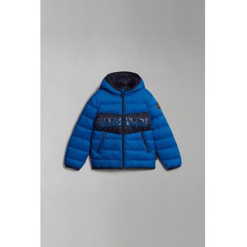 Geaca reversibila cu logo K Aerons - Albastru