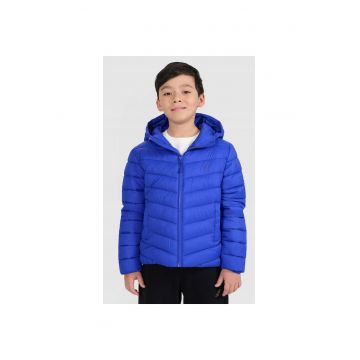 Geaca sport baieti -  poliester - albastru -