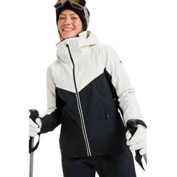 Jacheta cu gluga pentru ski Free Jet Block - Alb/Negru