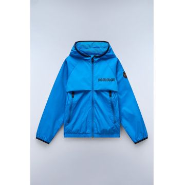 Jacheta cu gluga si logo