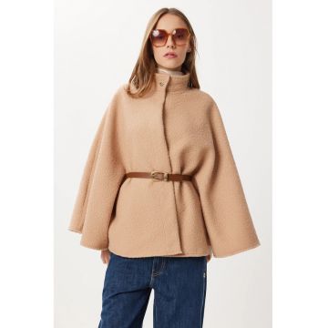 Palton dama - Happiness Istanbul - croiala lejera - textil -