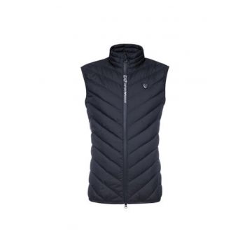 Vesta cu umplutura de puf - matlasata - Albastru