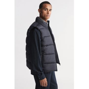 Vesta matlasata cu fermoar