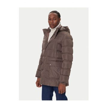 Geaca de iarna barbati  bej - material rezistent