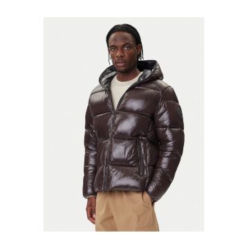 Geaca de iarna barbati  maro - material impermeabil