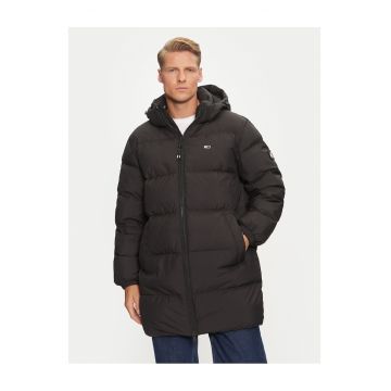 Geaca de puf barbati  negru - material usor