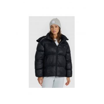 Geaca de puf  dama - neagra - umplutura sintetica - croiala oversized - sezon toamna-iarna